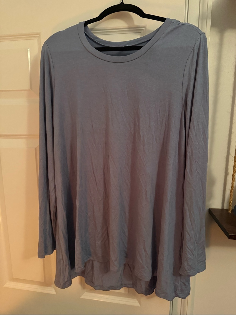 Light Periwinkle Long-Sleeve Women's Tunic